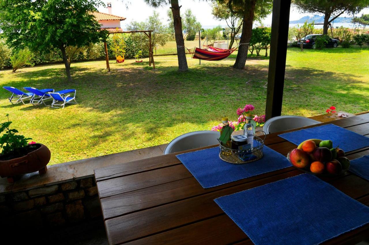 Athos View Villa By The Sea Ormos Panagias Exterior photo