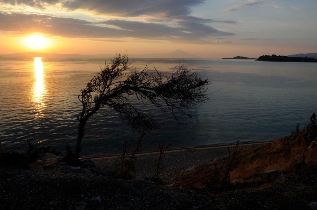 Athos View Villa By The Sea Ormos Panagias Exterior photo